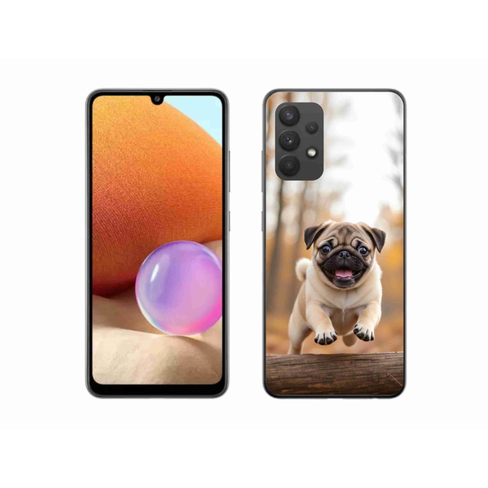 Zselés borítás mmCase Samsung Galaxy A32 4G - mopsz 2