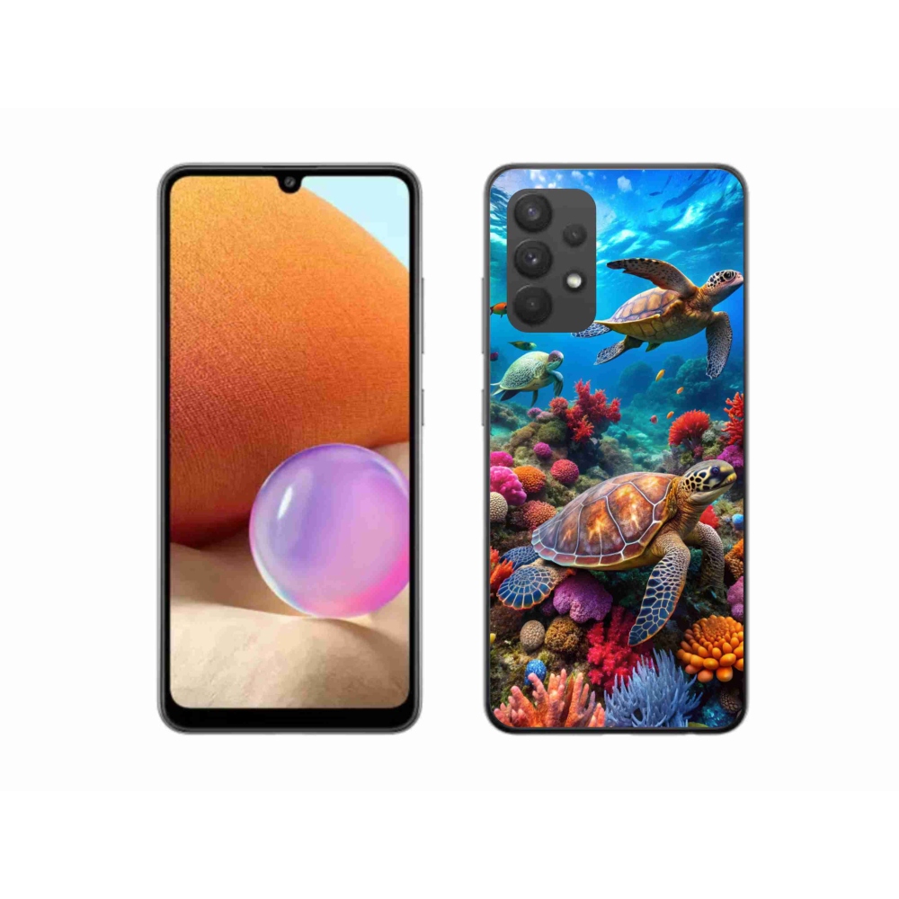 Gél borítás mmCase Samsung Galaxy A32 4G - Sea World 2