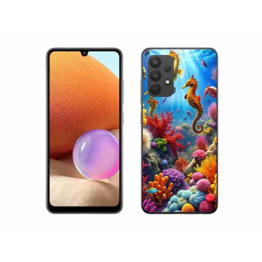 Gél védőburkolat mmCase Samsung Galaxy A32 4G - Sea World 3