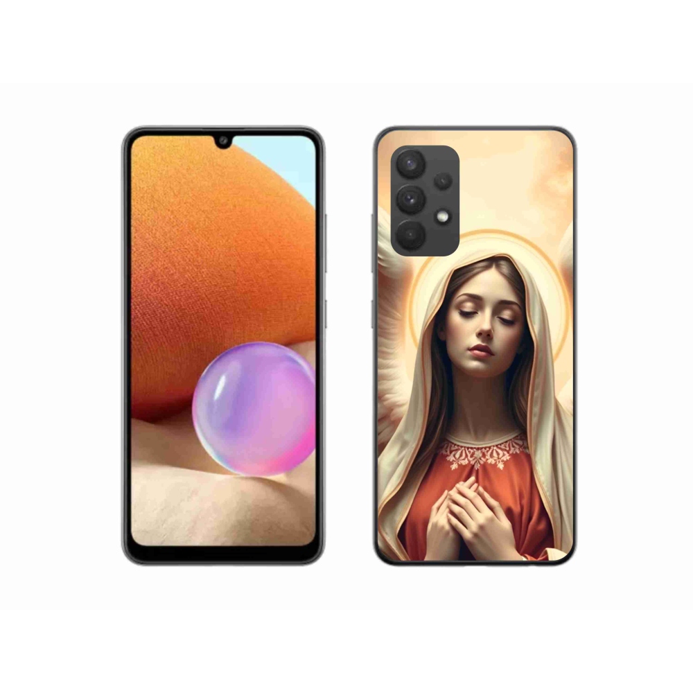 Gél borítás mmCase Samsung Galaxy A32 4G - vallási motívumhoz