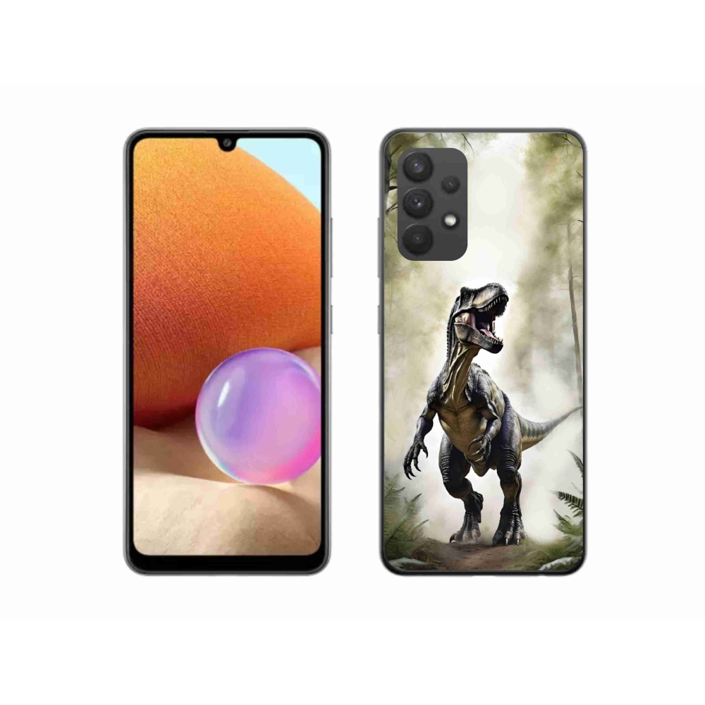 Gél borítás mmCase Samsung Galaxy A32 4G - dühös T-Rex
