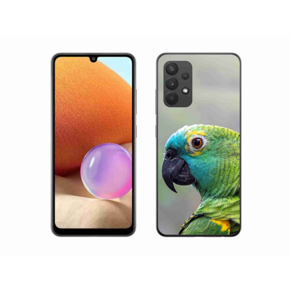 Zselés borítás mmCase Samsung Galaxy A32 4G - papagáj amazon