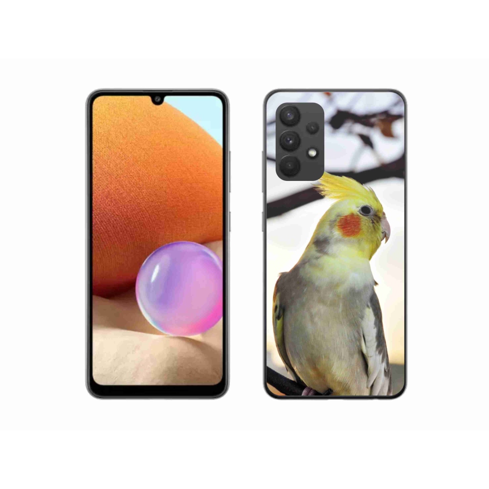 Gél borítás mmCase Samsung Galaxy A32 4G - papagáj korela