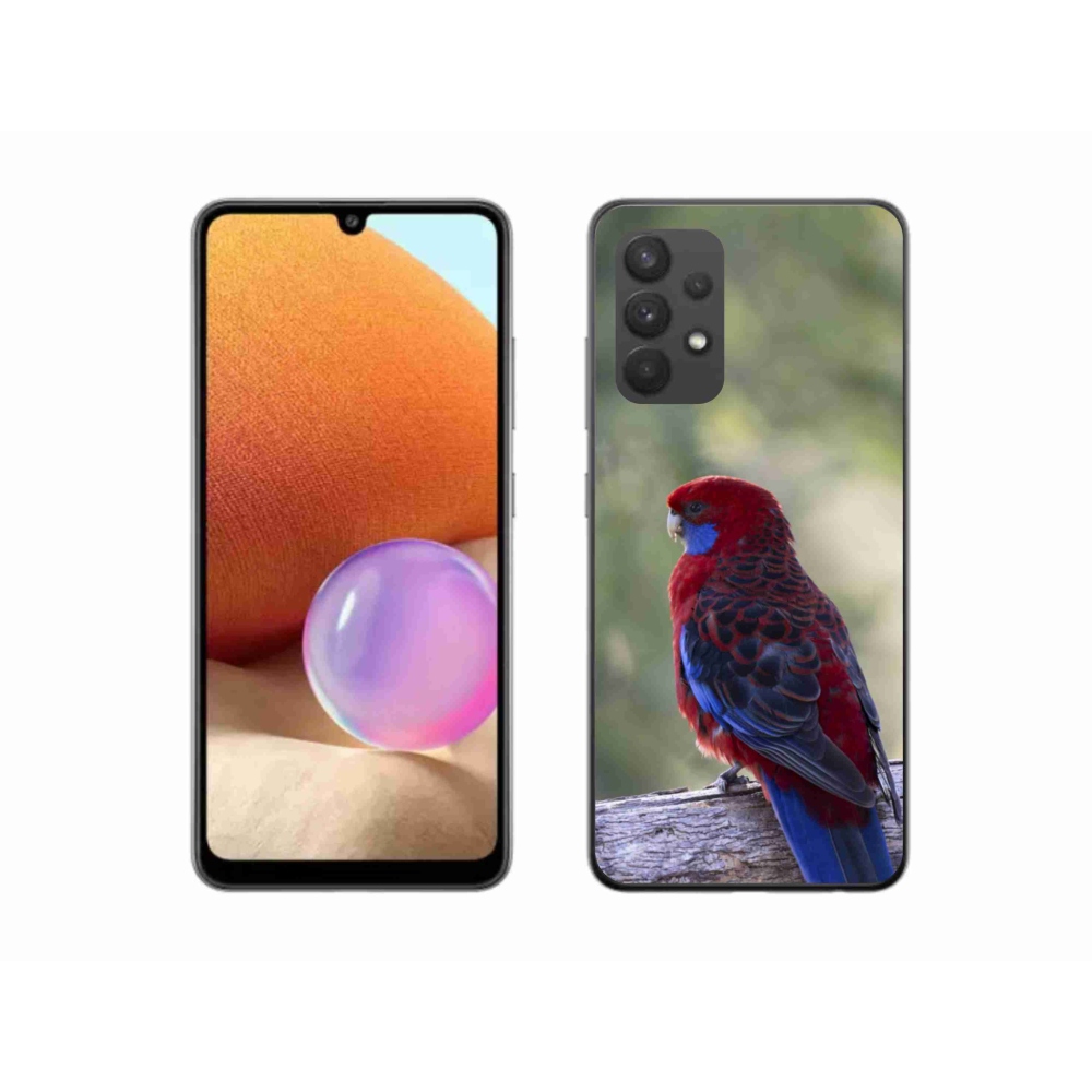 Zselés borítás mmCase Samsung Galaxy A32 4G - papagáj rosela