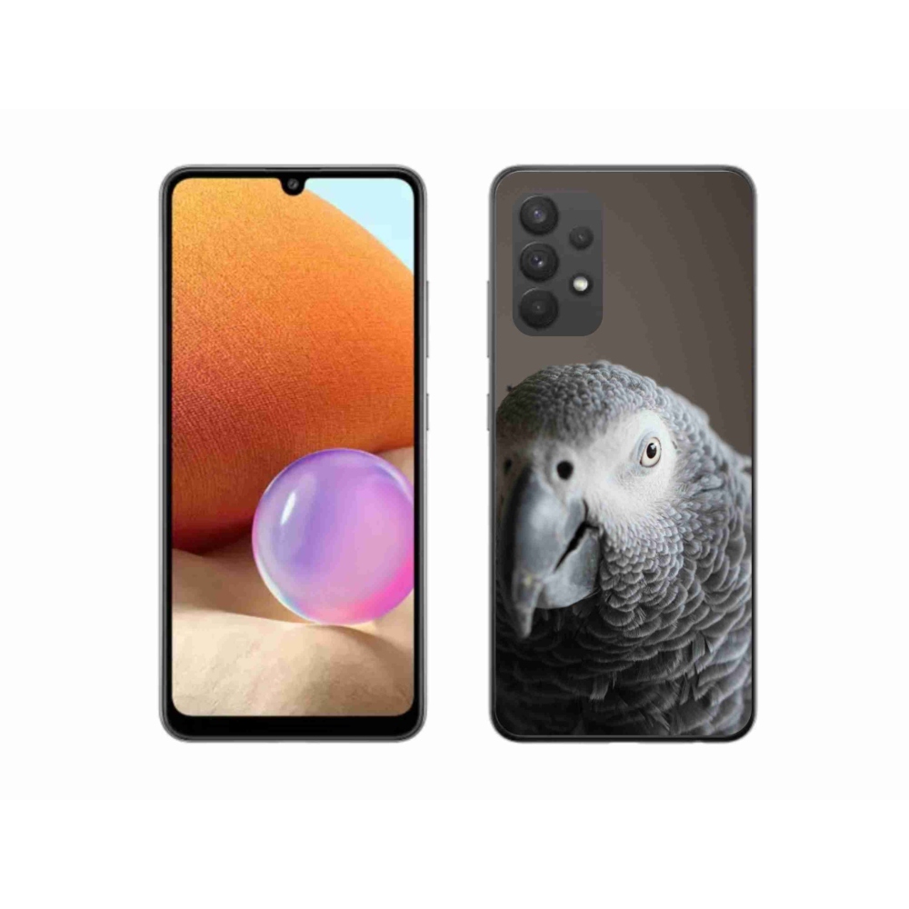 Gél borítás mmCase Samsung Galaxy A32 4G - papagáj jacco 2