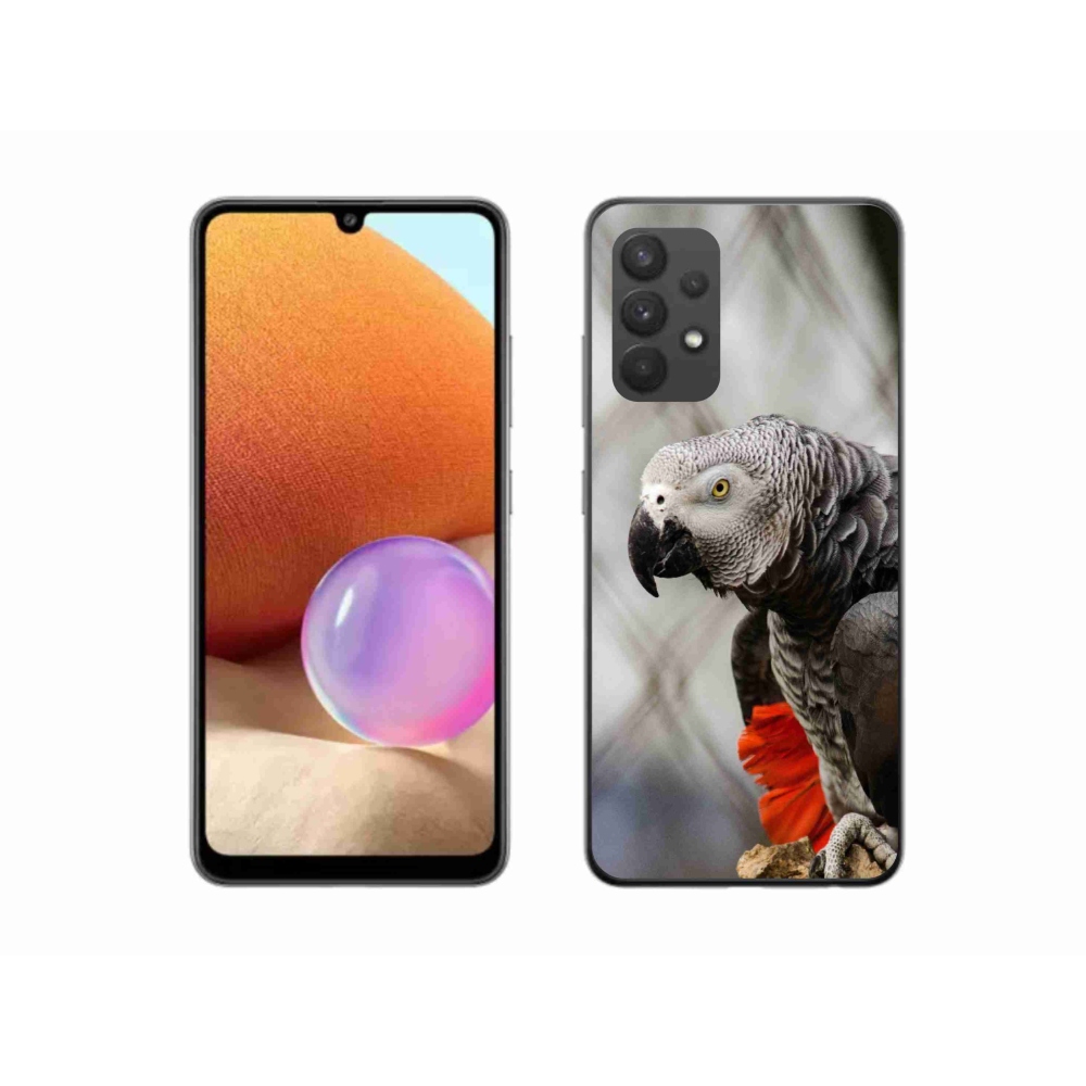 Gél borító mmCase Samsung Galaxy A32 4G - papagáj jacco 3