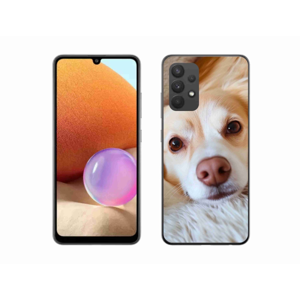 Gél borítás mmCase Samsung Galaxy A32 4G - Aranyos csivava - Samsung Galaxy A32 4G - Cuki csivava