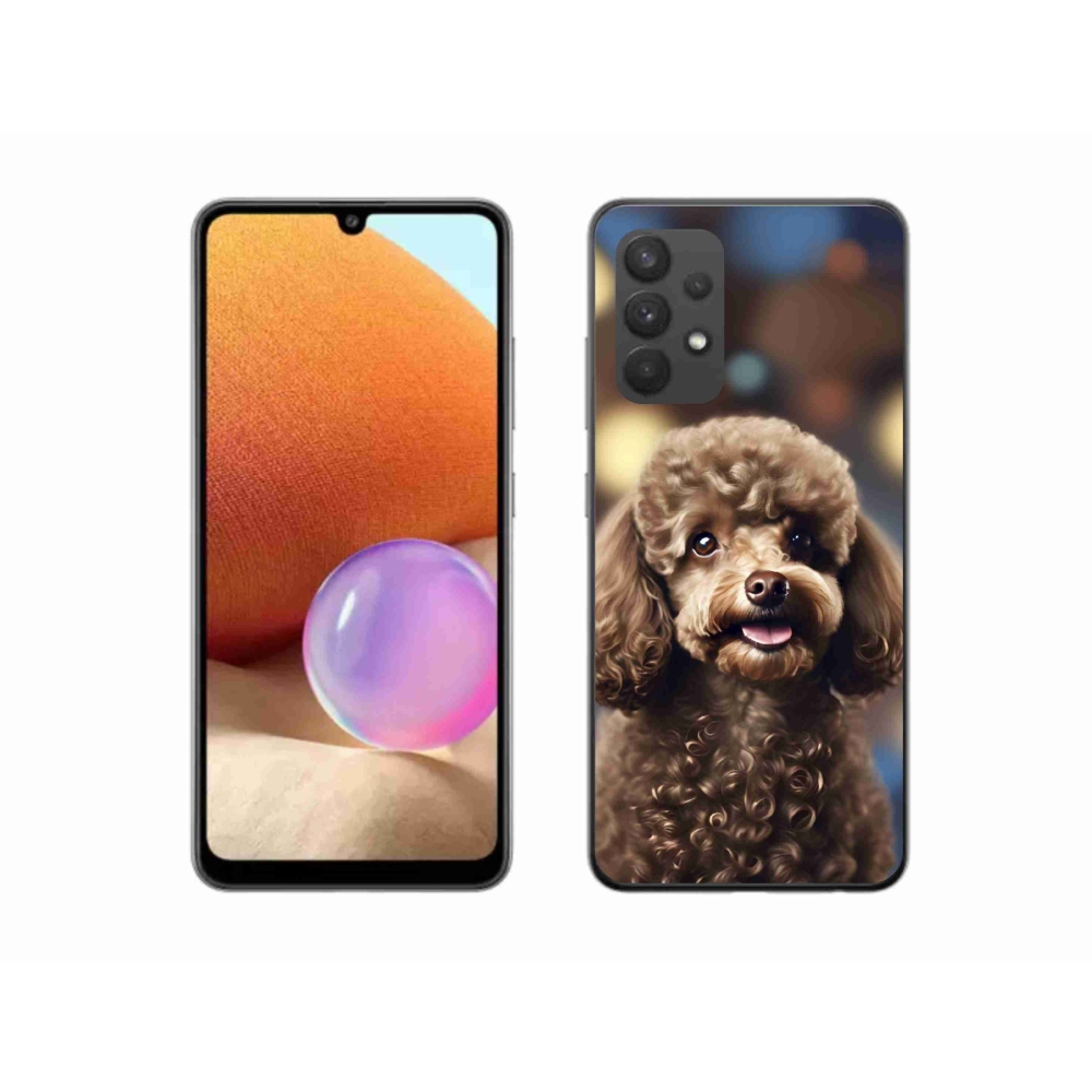 Gél borítás mmCase Samsung Galaxy A32 4G - aranyos uszkár