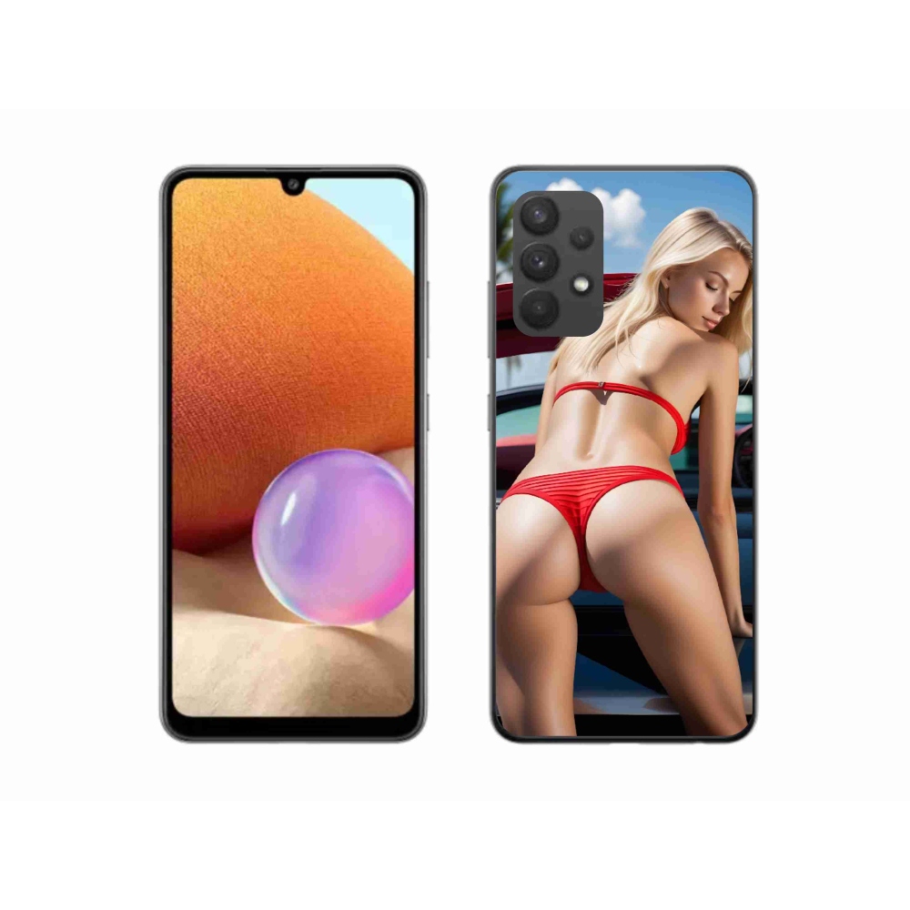 Gél borító mmCase Samsung Galaxy A32 4G - szexi nő 2