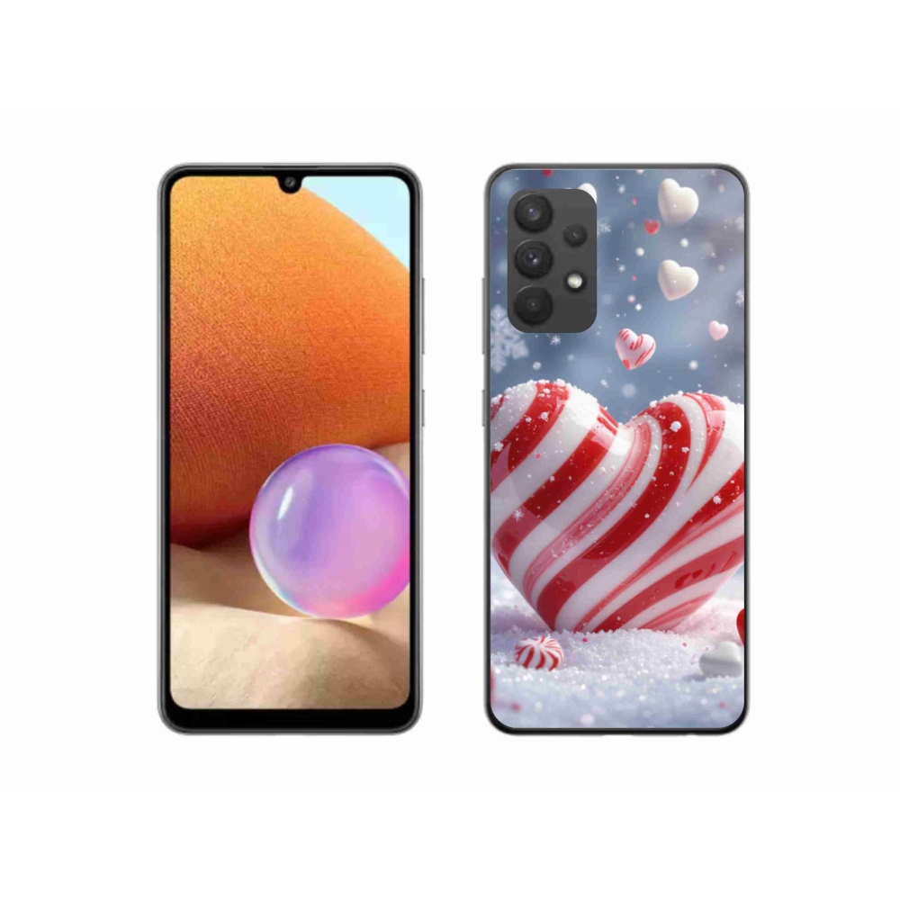 Gél borítás mmCase Samsung Galaxy A32 4G - édes szív