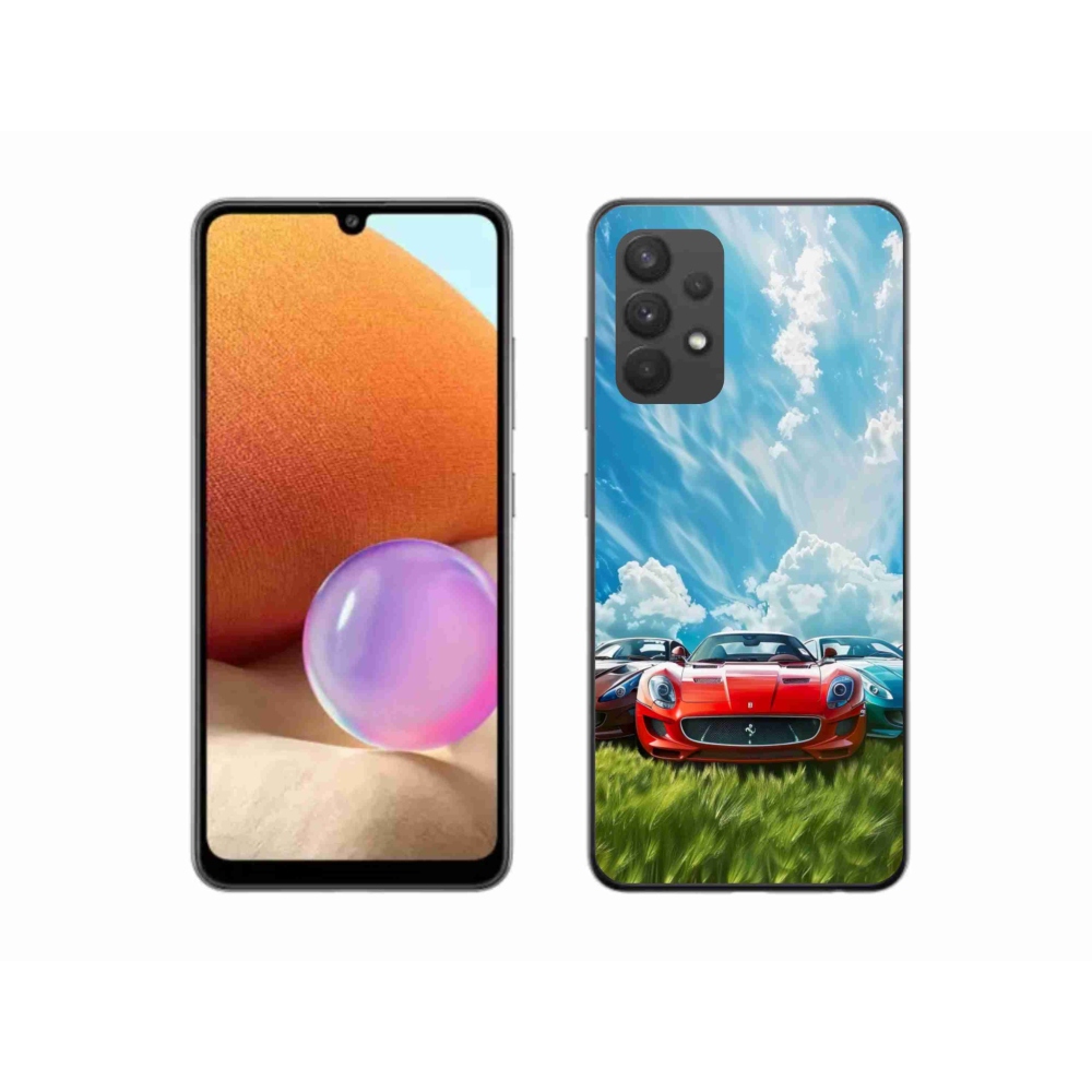 Gél borítás mmCase Samsung Galaxy A32 4G - sportkocsikhoz