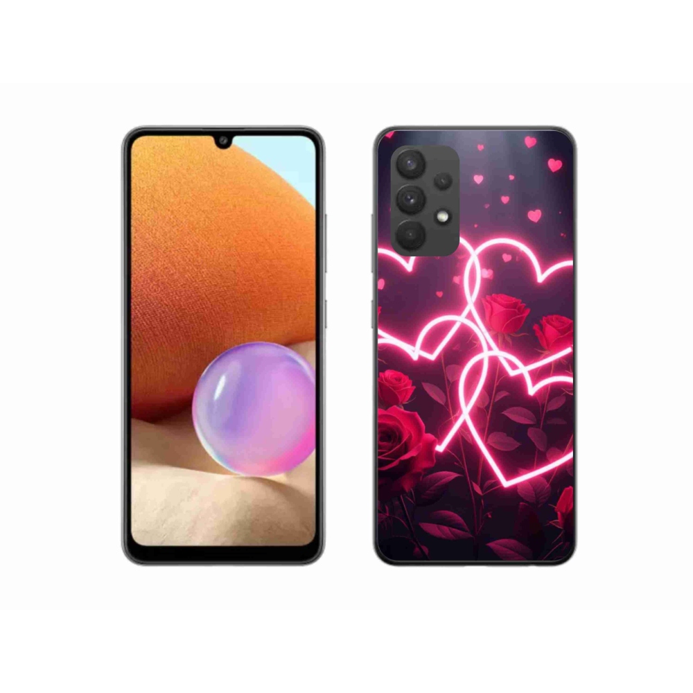 Gél borítás mmCase Samsung Galaxy A32 4G - a szerelem szíve