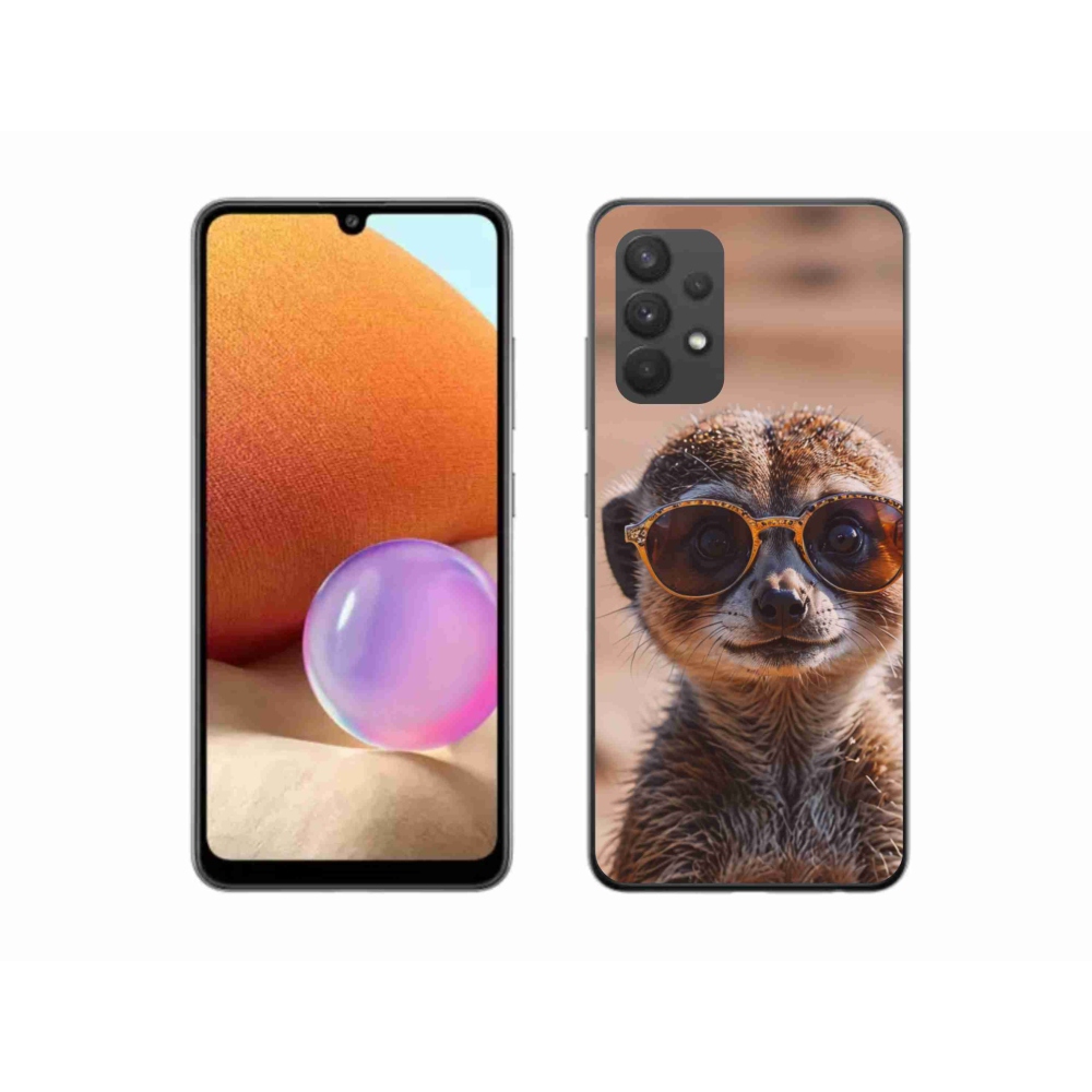 Gél borítás mmCase Samsung Galaxy A32 4G - stílusos surikata