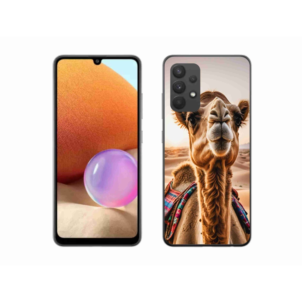 Zselés borítás mmCase Samsung Galaxy A32 4G - teve színű tok