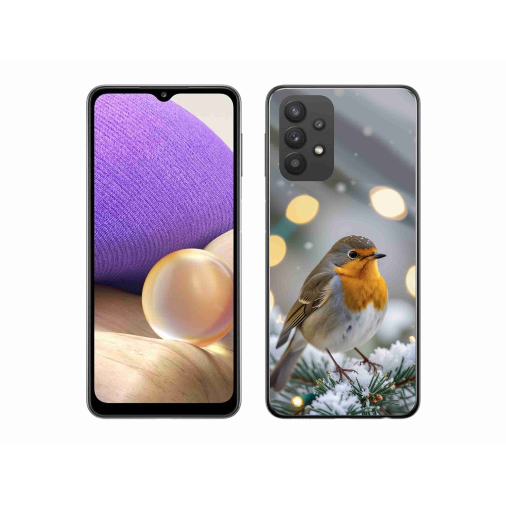 Gél borítás mmCase Samsung Galaxy A32 5G - téli pír