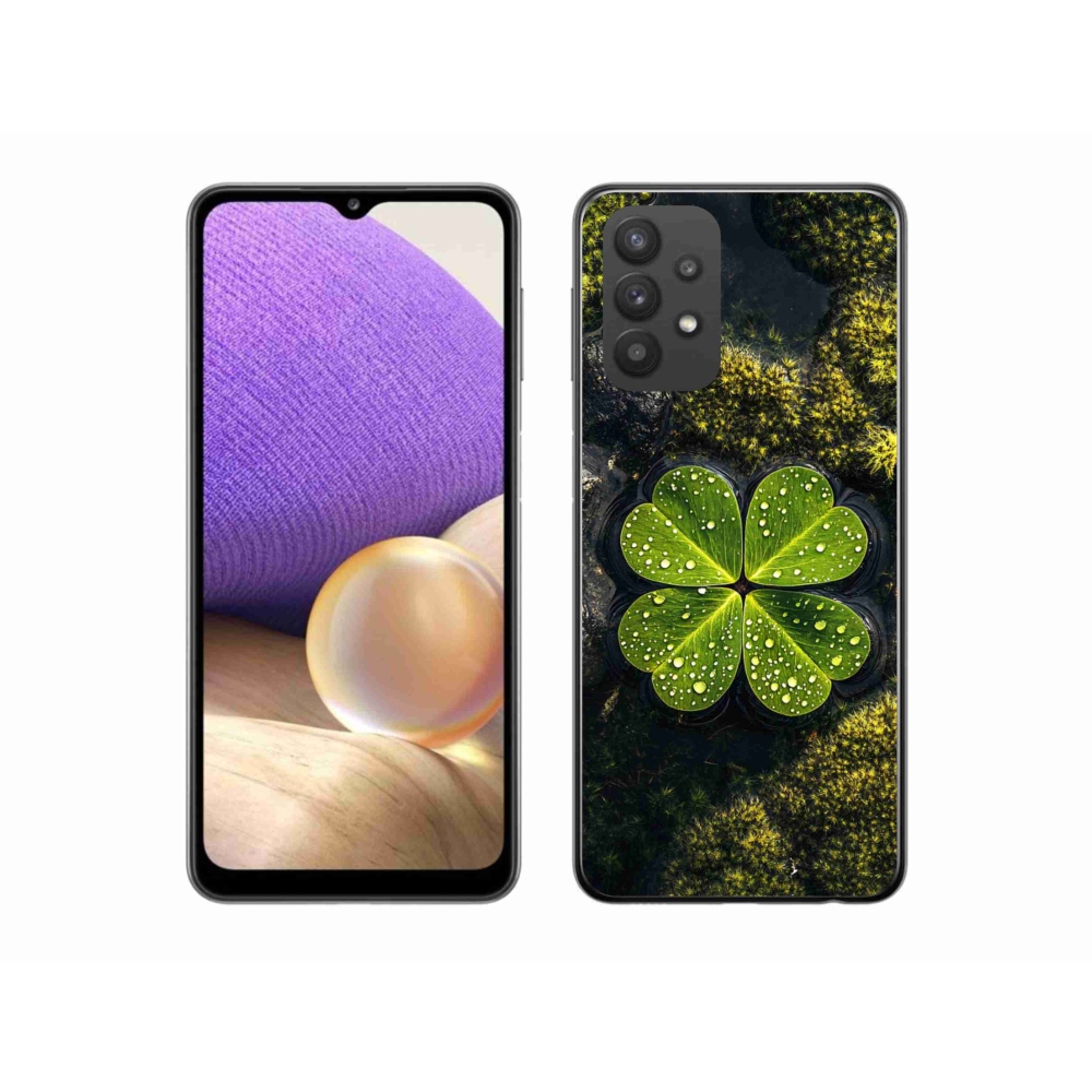 Gél borítás mmCase Samsung Galaxy A32 5G - négylevelű lóhere