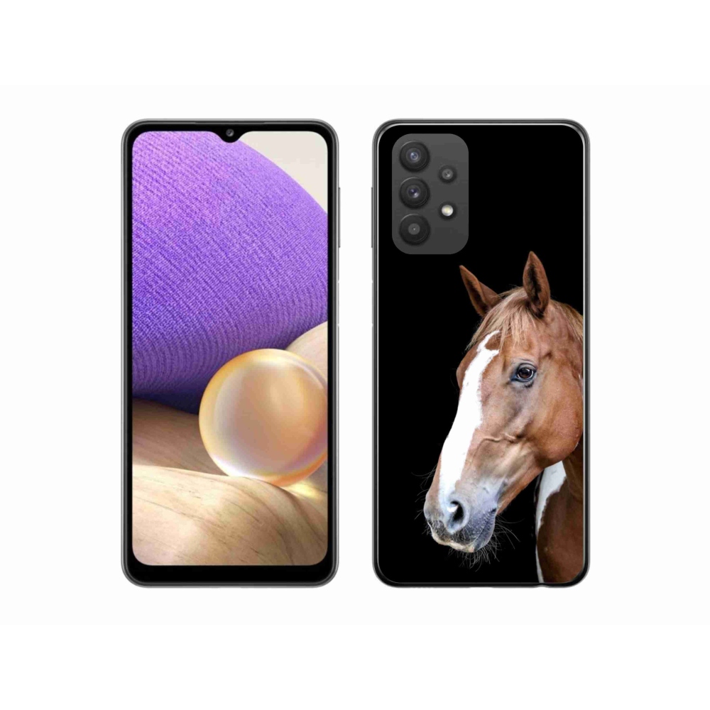 Zselés borítás mmCase Samsung Galaxy A32 5G - barna ló 3