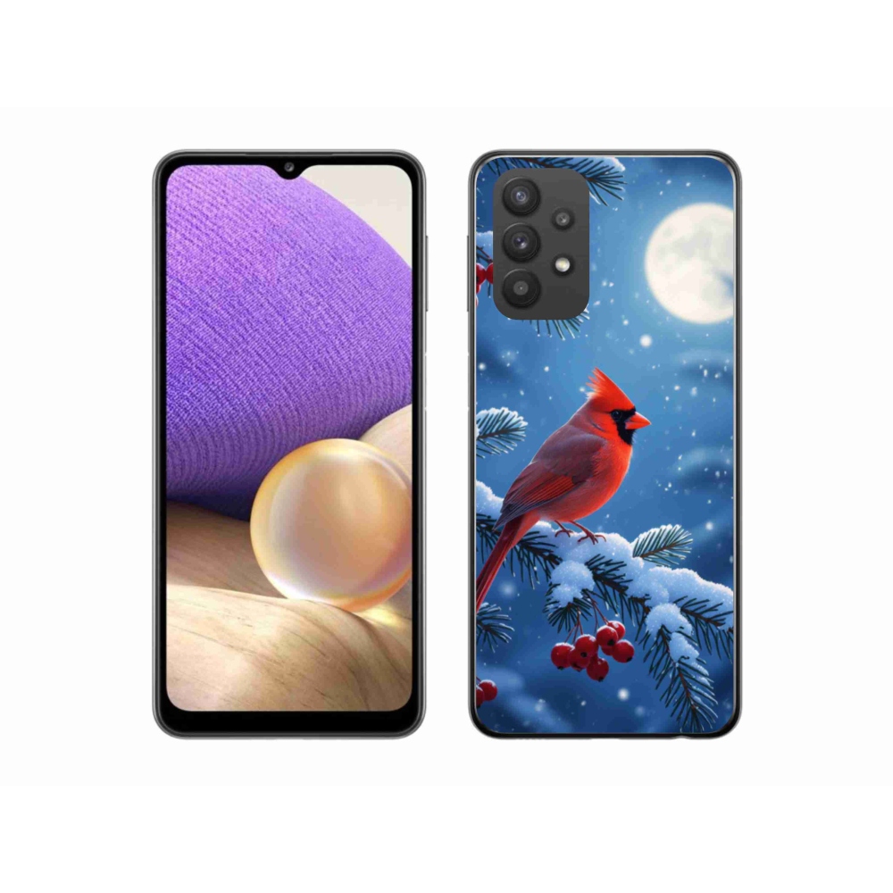Zselés borítás mmCase Samsung Galaxy A32 5G - bíborvörös
