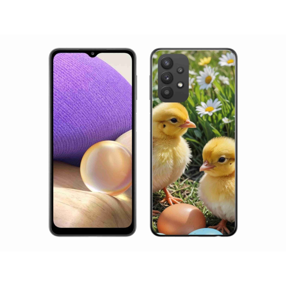 Zselés borítás mmCase Samsung Galaxy A32 5G - csirkékhez