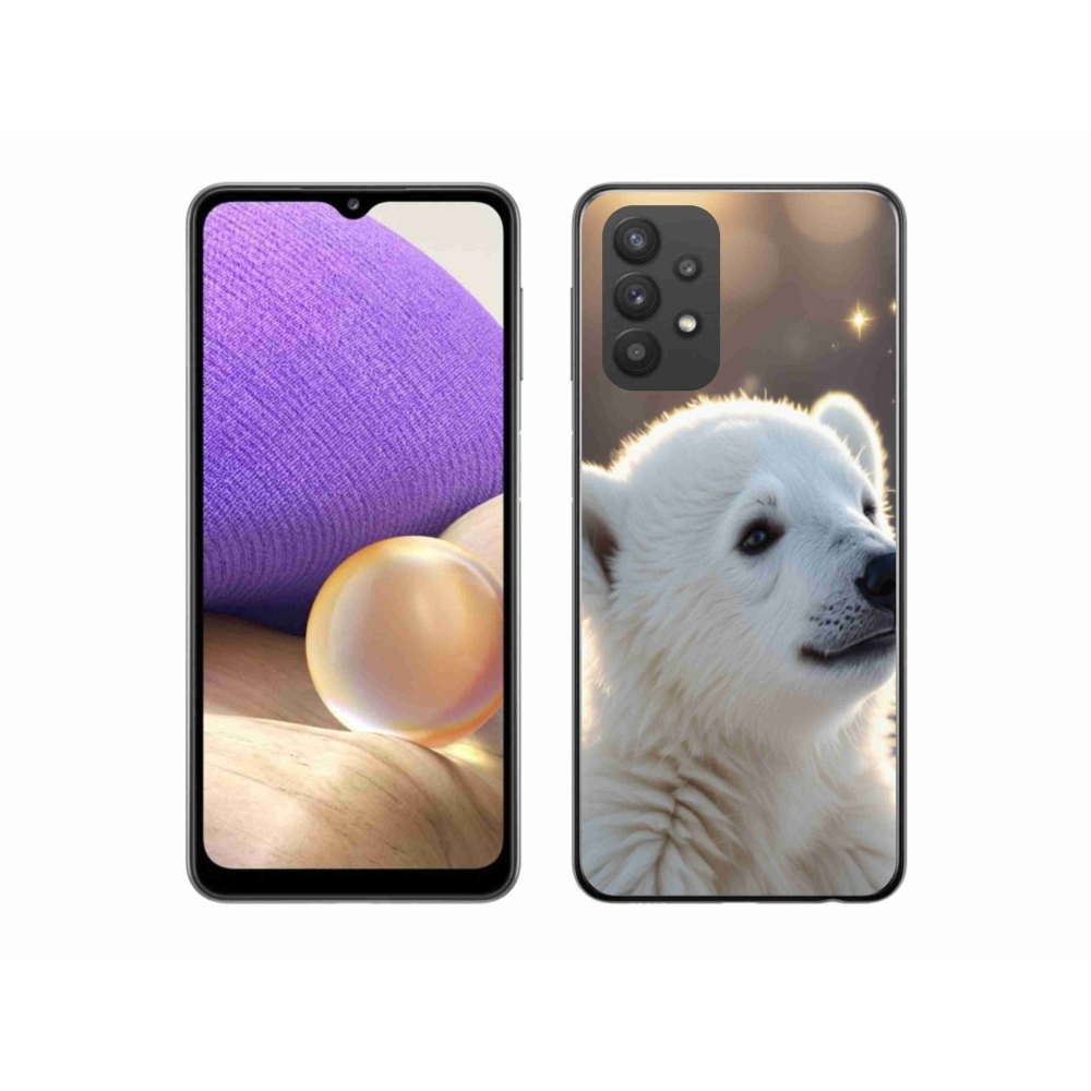 Zselés borítás mmCase Samsung Galaxy A32 5G - jegesmedve