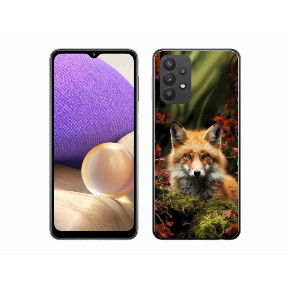 Zselés borítás mmCase Samsung Galaxy A32 5G - róka az erdőben