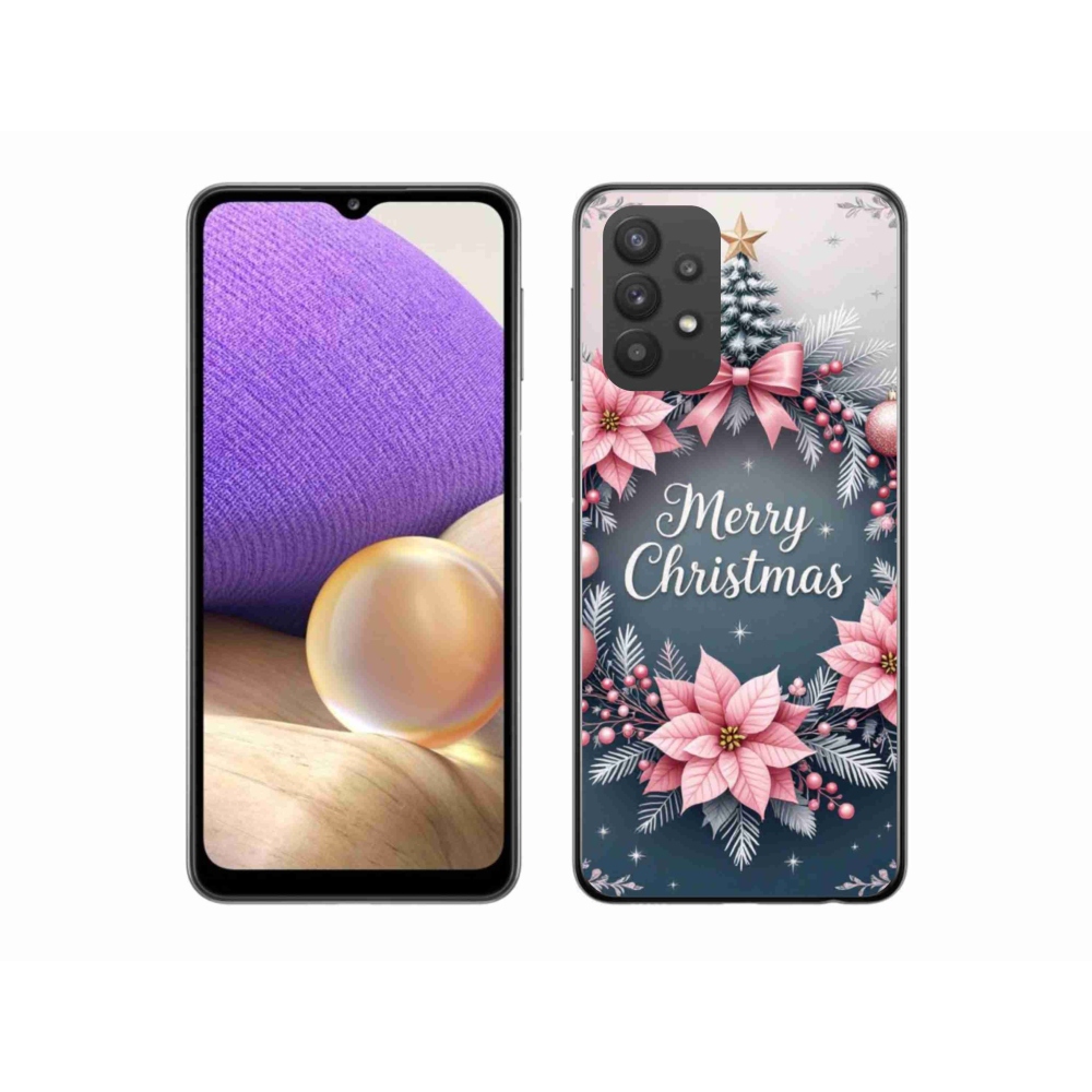 Gél borítás mmCase Samsung Galaxy A32 5G - boldog karácsonyt