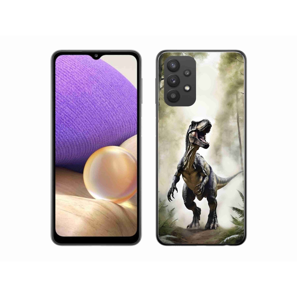 Gél borítás mmCase Samsung Galaxy A32 5G - dühös T-Rex