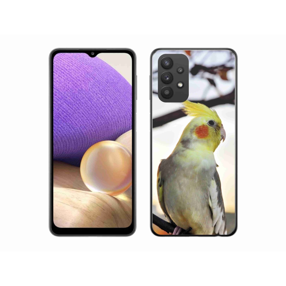Gél borítás mmCase Samsung Galaxy A32 5G - papagáj korela