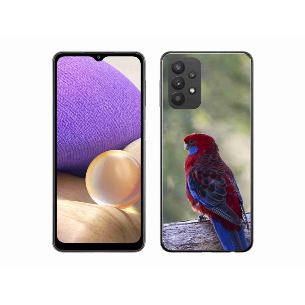 Zselés borítás mmCase Samsung Galaxy A32 5G - papagáj rosela