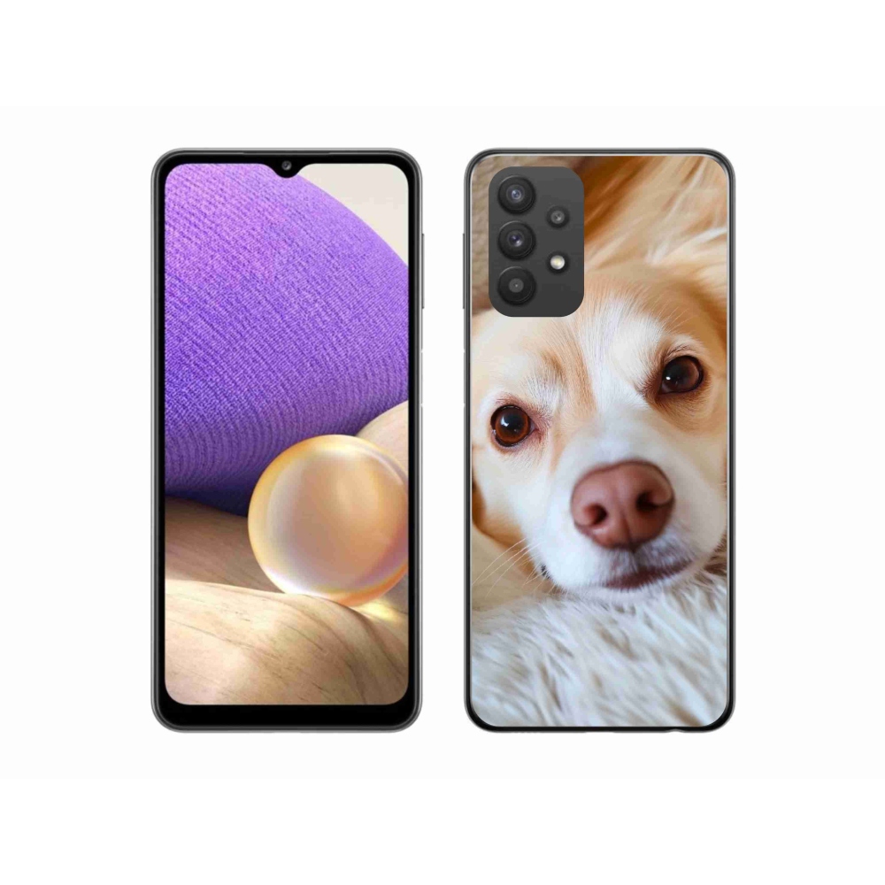 Gél védőhuzat mmCase Samsung Galaxy A32 5G - Aranyos csivava