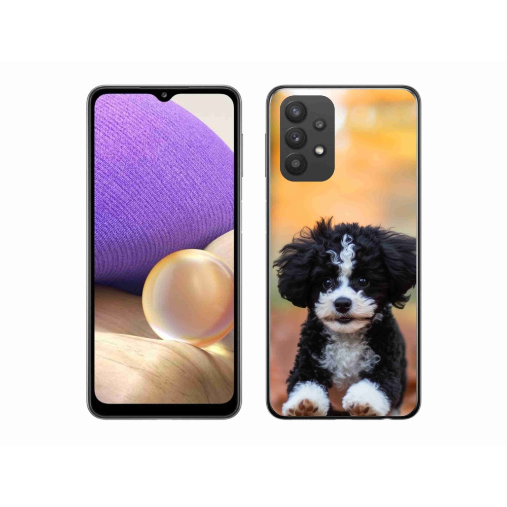 Gél borítás mmCase Samsung Galaxy A32 5G - aranyos kiskutya 2