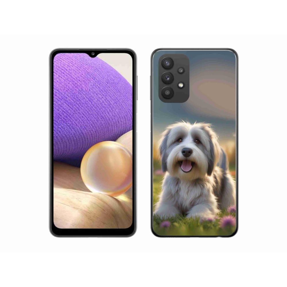 Gél védőhuzat mmCase Samsung Galaxy A32 5G - aranyos havannai kutya