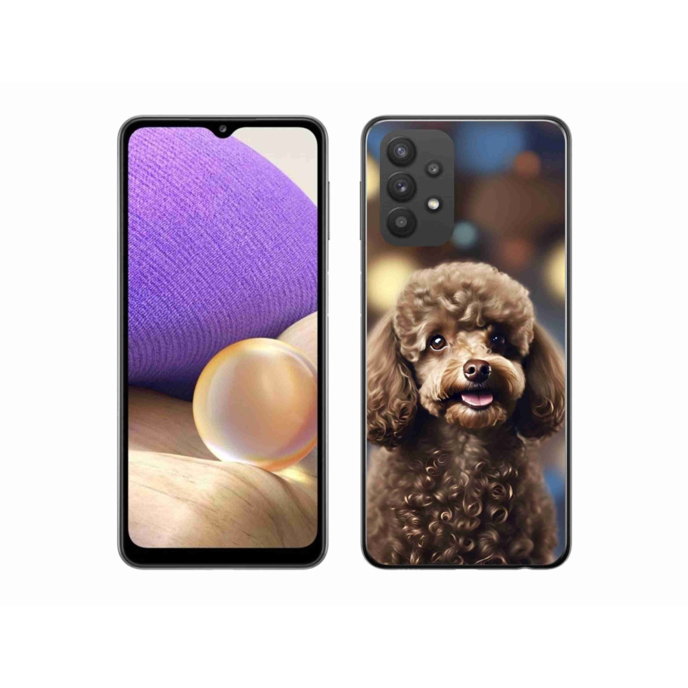 Gél borítás mmCase Samsung Galaxy A32 5G - aranyos uszkár