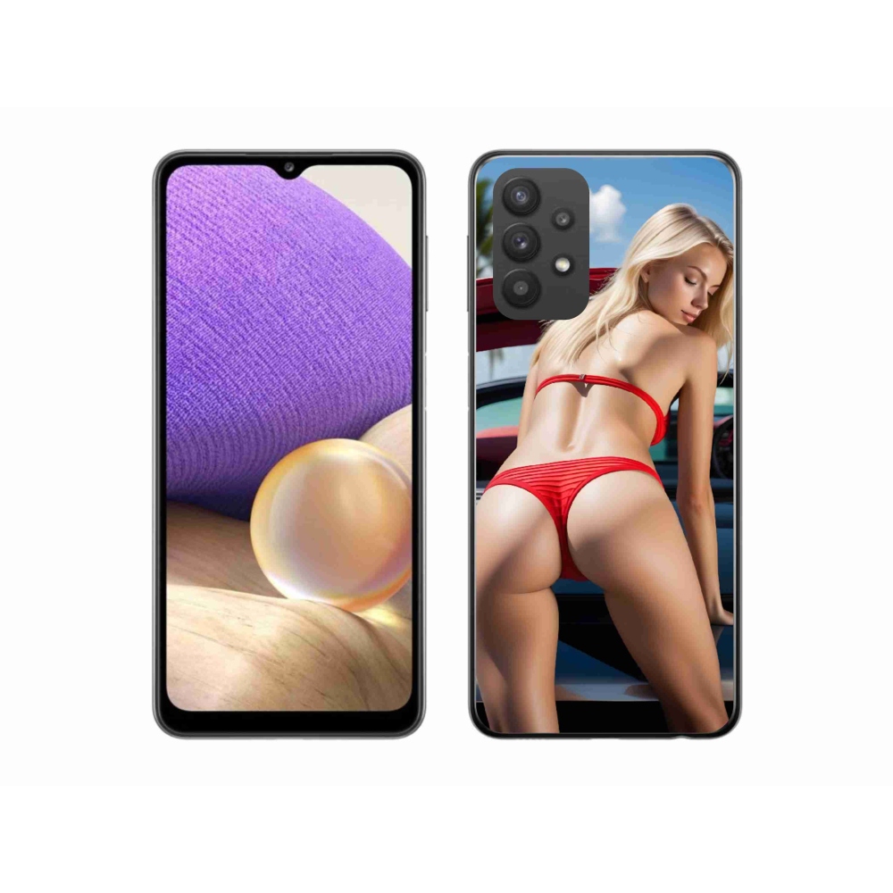 Gél borító mmCase Samsung Galaxy A32 5G - szexi nő 2