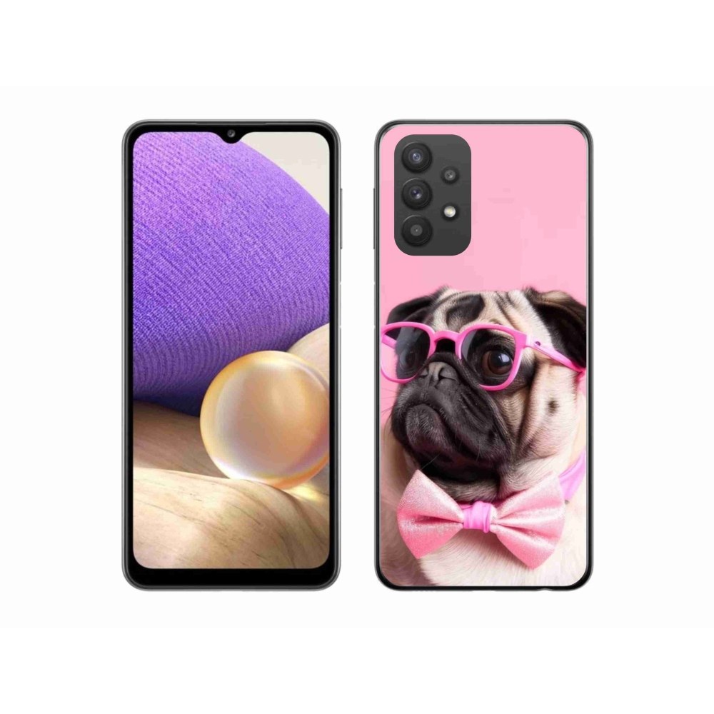 Gél borító mmCase Samsung Galaxy A32 5G - stílusos mopsz - Samsung Galaxy A32 5G - gél tok