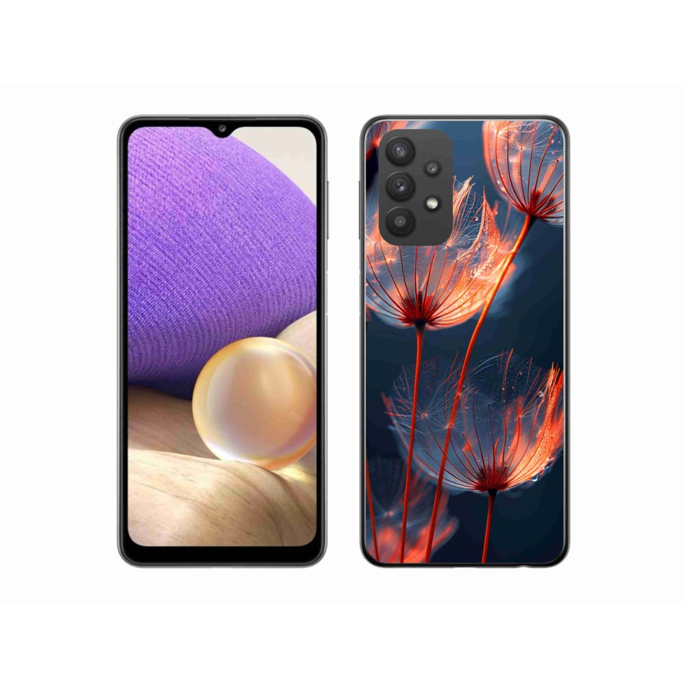 Zselés borítás mmCase Samsung Galaxy A32 5G - világító pehely