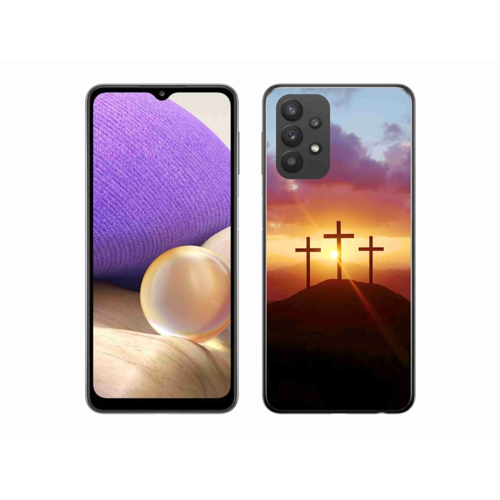 Zselés borítás mmCase Samsung Galaxy A32 5G - három kereszt