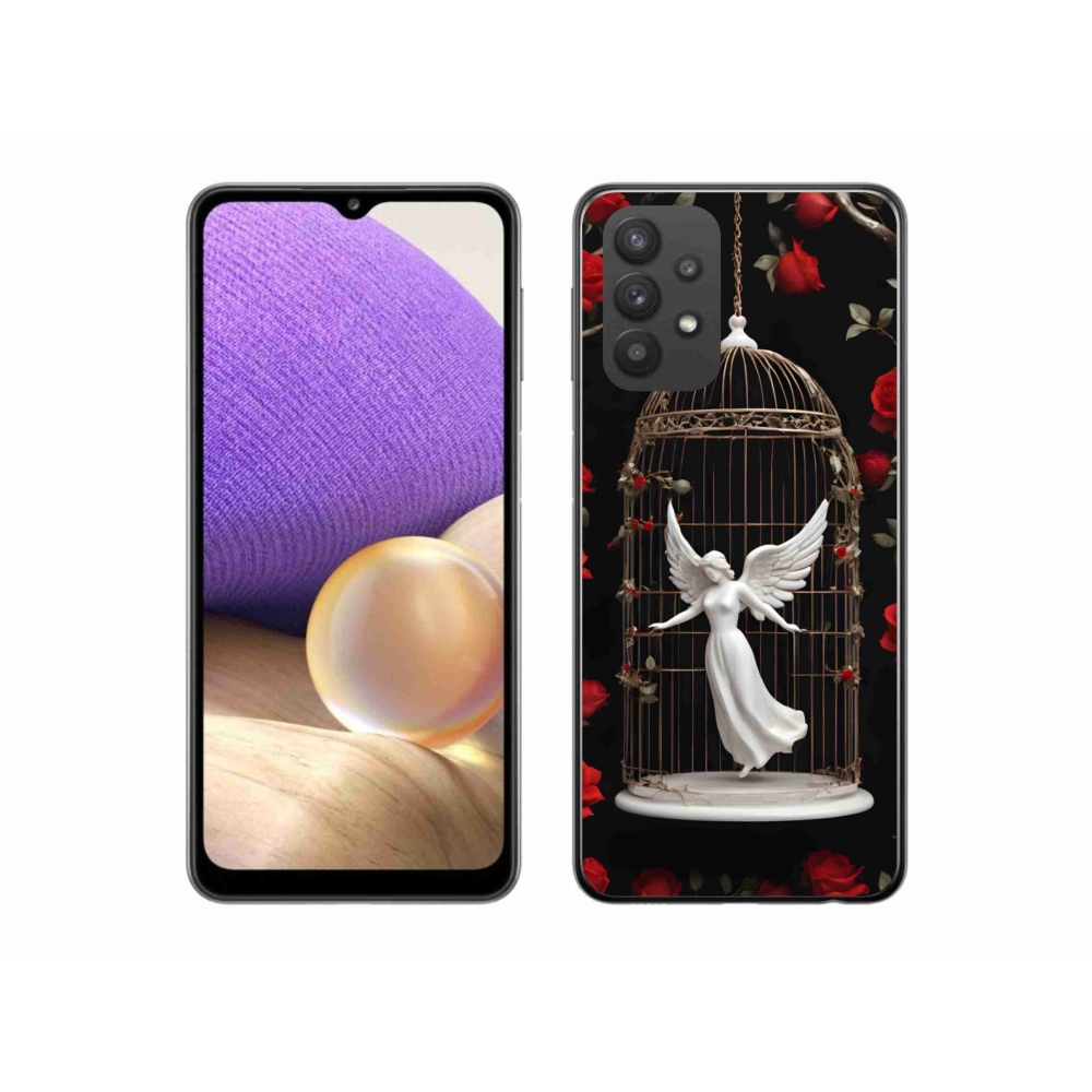 Zselés borítás mmCase Samsung Galaxy A32 5G - csapdába esett angyal