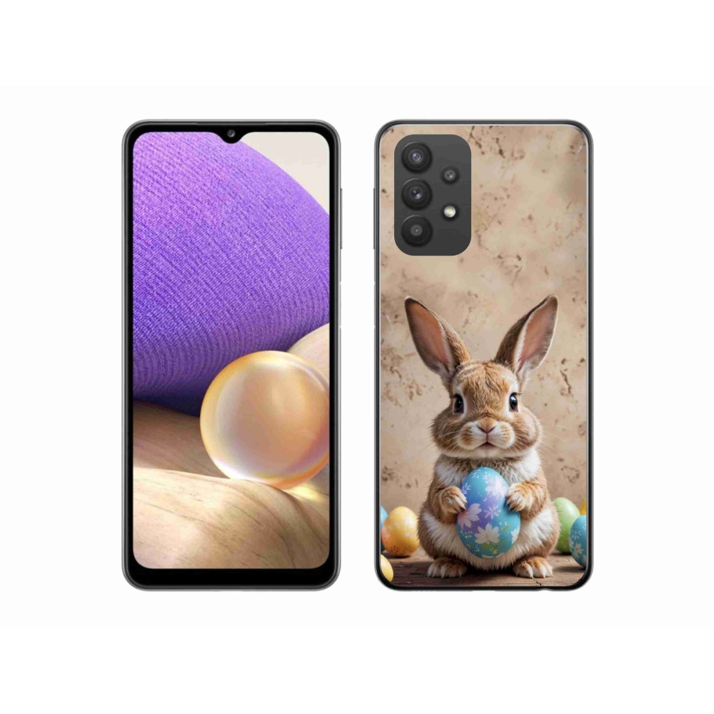 Zselés borítás mmCase Samsung Galaxy A32 5G - Húsvéti nyuszi