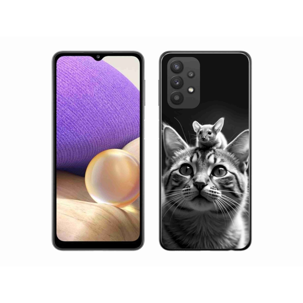 Gél borítás mmCase Samsung Galaxy A32 5G - állatbarátság 2