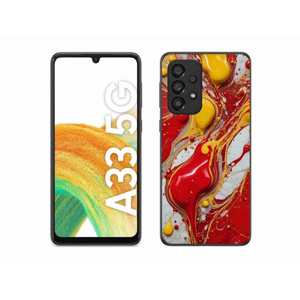 Gél borítás mmCase Samsung Galaxy A33 készülékhez - absztrakt motívum 42