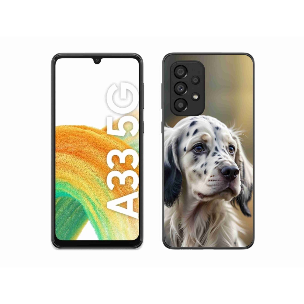 Gél borítás mmCase Samsung Galaxy A33 készülékhez - English Setter