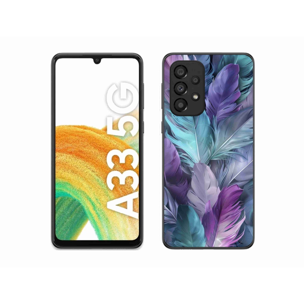 Gél védőhuzat mmCase Samsung Galaxy A33 - színes toll 2
