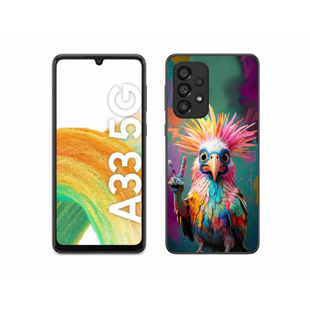Zselés borítás mmCase Samsung Galaxy A33 - színes lázadó