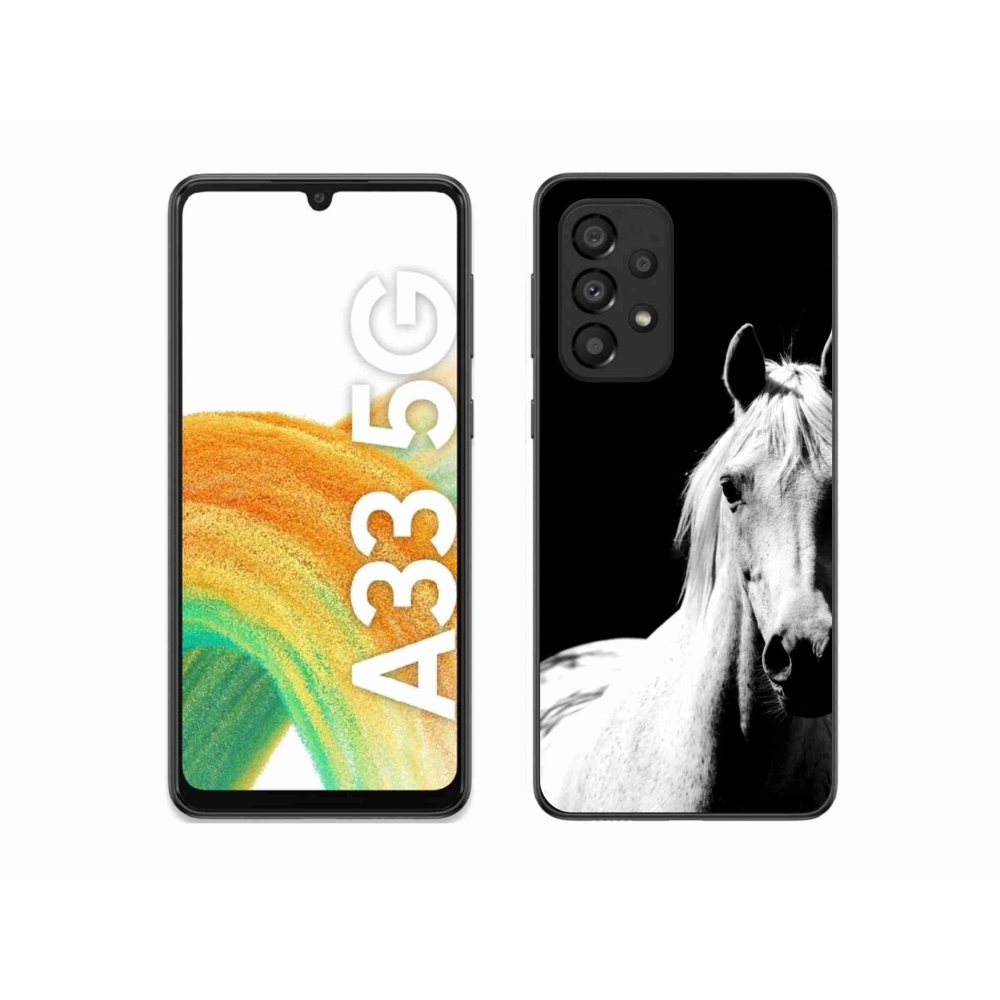 Gél borítás mmCase Samsung Galaxy A33 - fehér ló 5