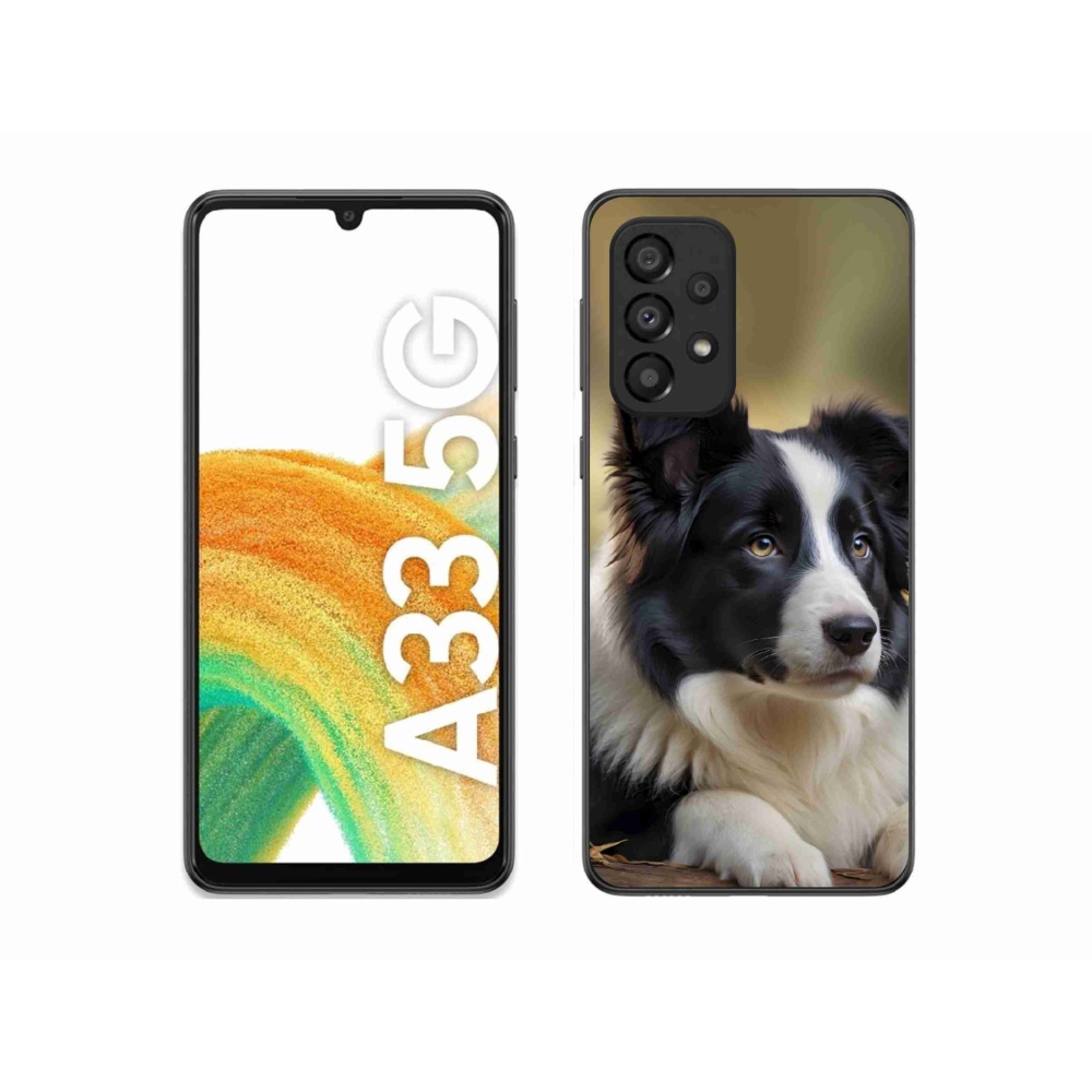 Gél borítás mmCase Samsung Galaxy A33 - border colie 2