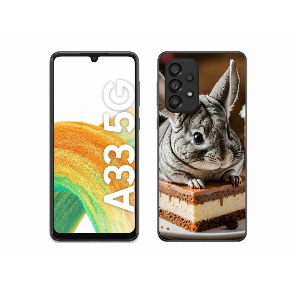 Gél védőhuzat mmCase Samsung Galaxy A33 készülékhez - csincsilla