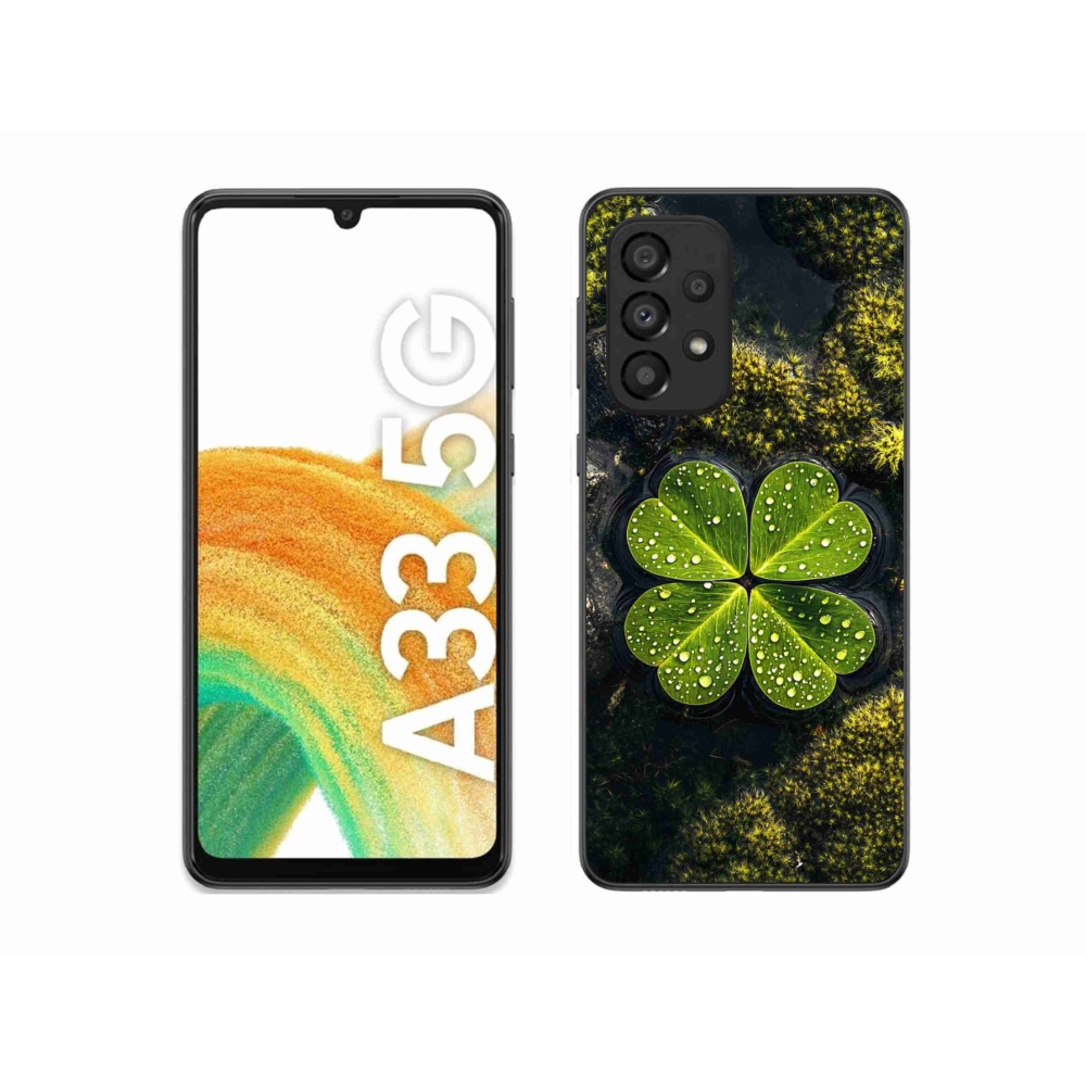 Gél borítás mmCase Samsung Galaxy A33 - négylevelű lóhere