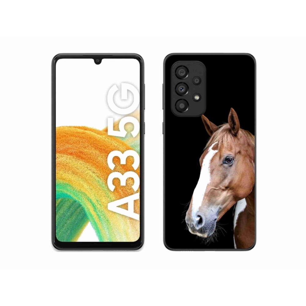 Gél védőhuzat mmCase Samsung Galaxy A33 - barna ló 3