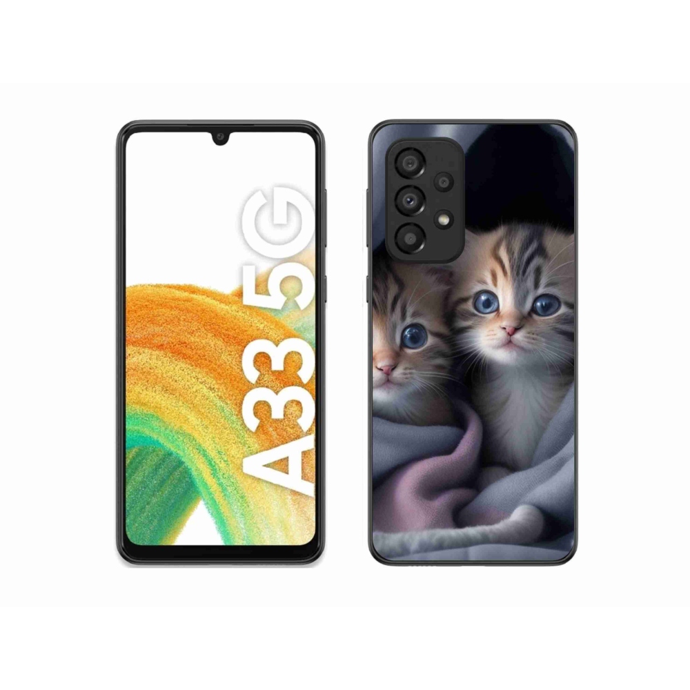 Zselés borítás mmCase Samsung Galaxy A33 - cat duo 2 -hoz